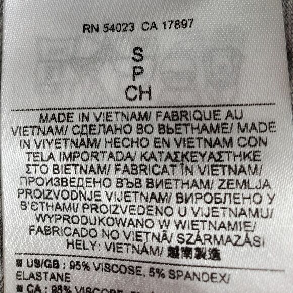 🔹️NWT Banana Republic Gray Heathered Sleeveless Crisscross Top Small - Picture 7 of 8